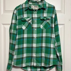 Upcycled Kitty Cat Flannel Shirt